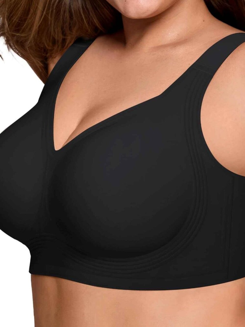 LetsJoli Jelly Bras for Women Supportive Wireless Push Up Bra N-355